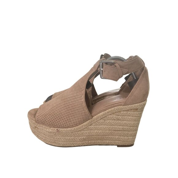 indigo rd irashira womens size 8.5 open toe Espadrille wedge heel Straps sandal - Picture 2 of 8